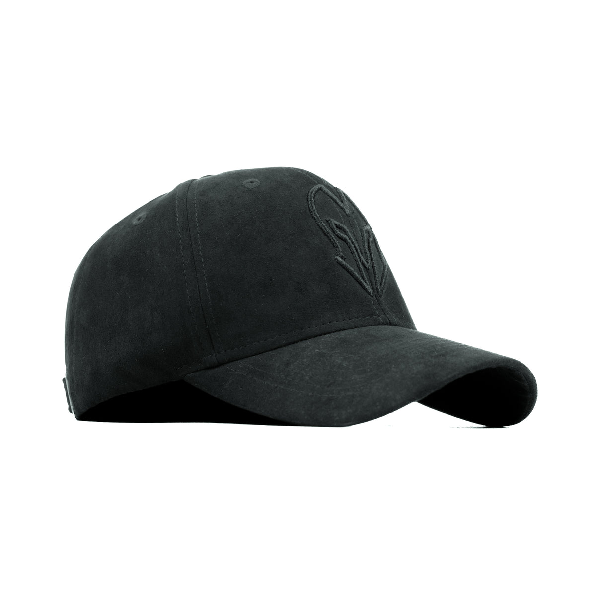 HEAD GEAR BLACK SUPER SUEDE CAP