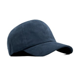 HEAD GEAR SOLID NAVY BLUE SUEDE CAP