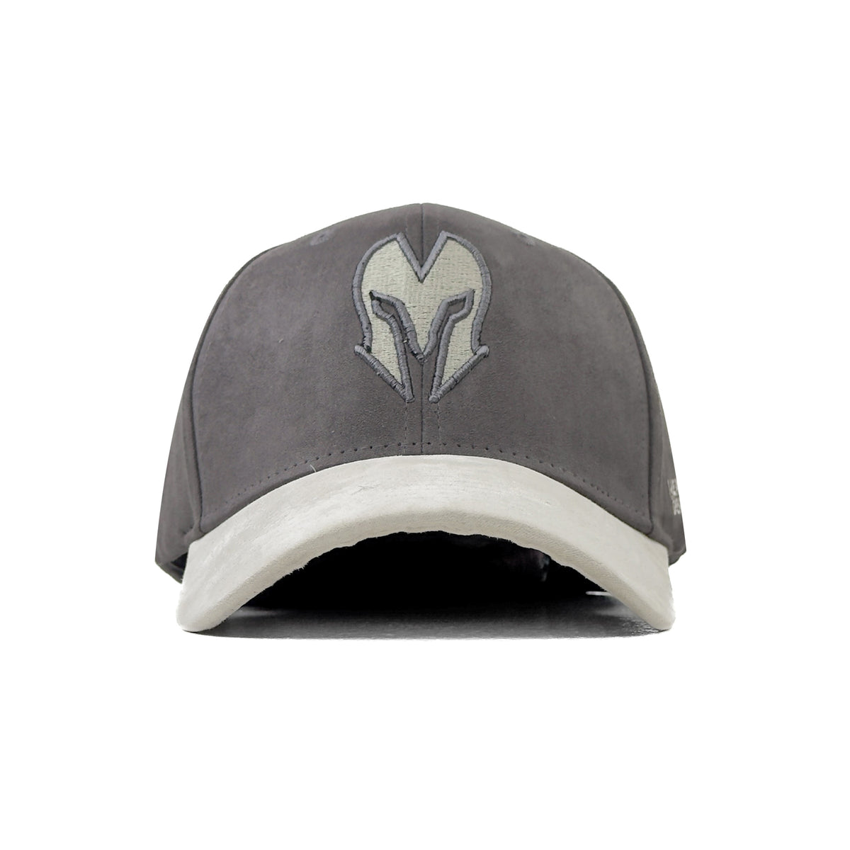 HEAD GEAR CHARCOAL GREY & OFF-WHITE REDEFINED SUEDE CAP