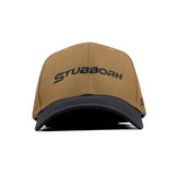 HEAD GEAR STUBBORN BROWN AND BLACK CAP