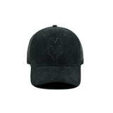 HEAD GEAR BLACK SUPER SUEDE CAP