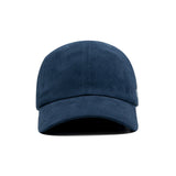HEAD GEAR SOLID NAVY BLUE SUEDE CAP