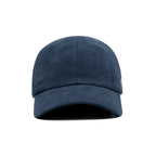 HEAD GEAR SOLID NAVY BLUE SUEDE CAP