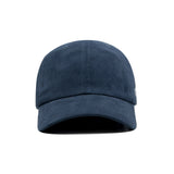 HEAD GEAR SOLID NAVY BLUE SUEDE CAP