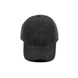 HEAD GEAR BLACK SUPER SUEDE CAP