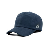 HEAD GEAR SOLID NAVY BLUE SUEDE CAP