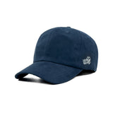 HEAD GEAR SOLID NAVY BLUE SUEDE CAP