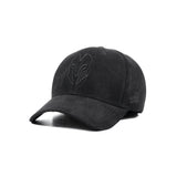 HEAD GEAR BLACK SUPER SUEDE CAP