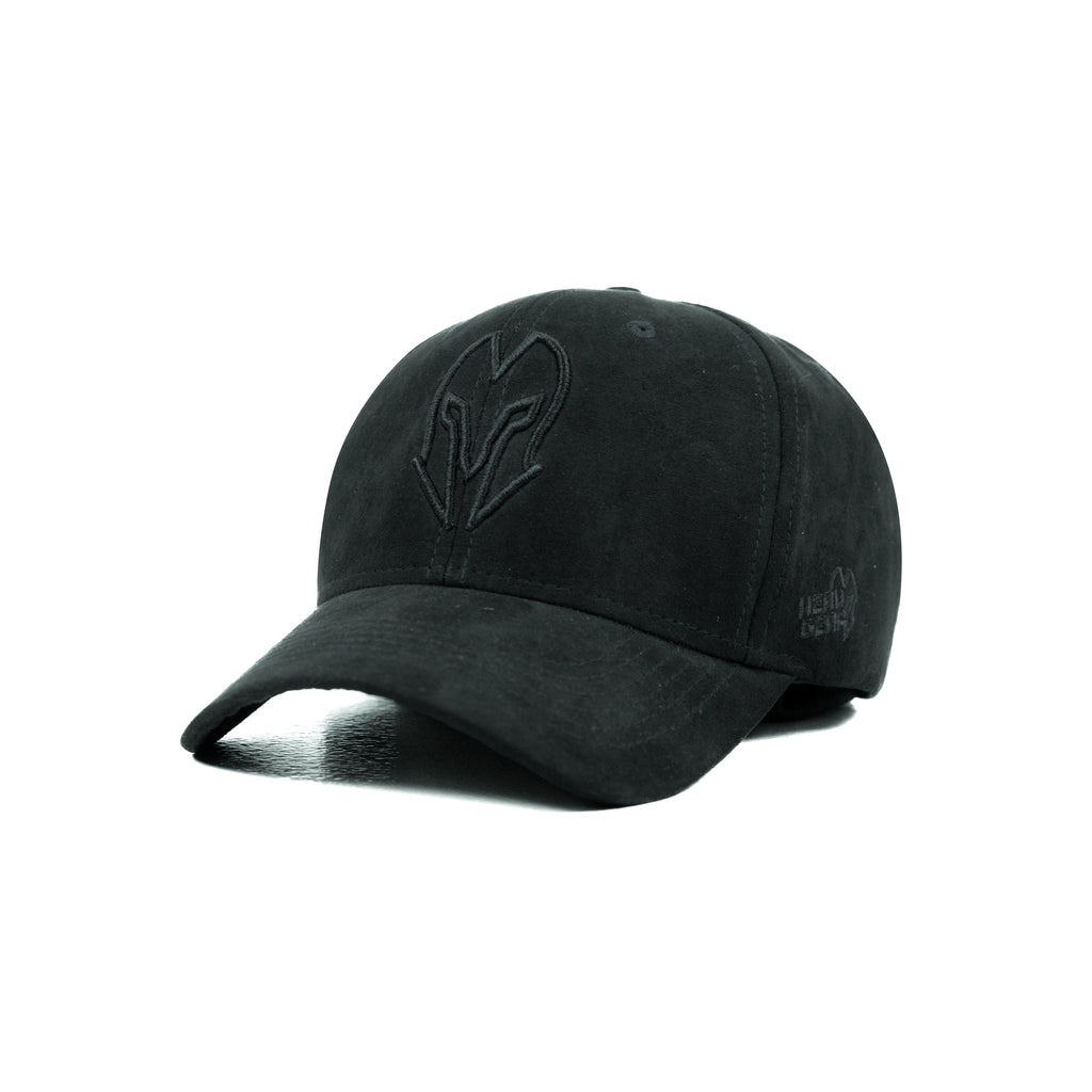 HEAD GEAR BLACK SUPER SUEDE CAP