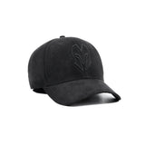 HEAD GEAR BLACK SUPER SUEDE CAP