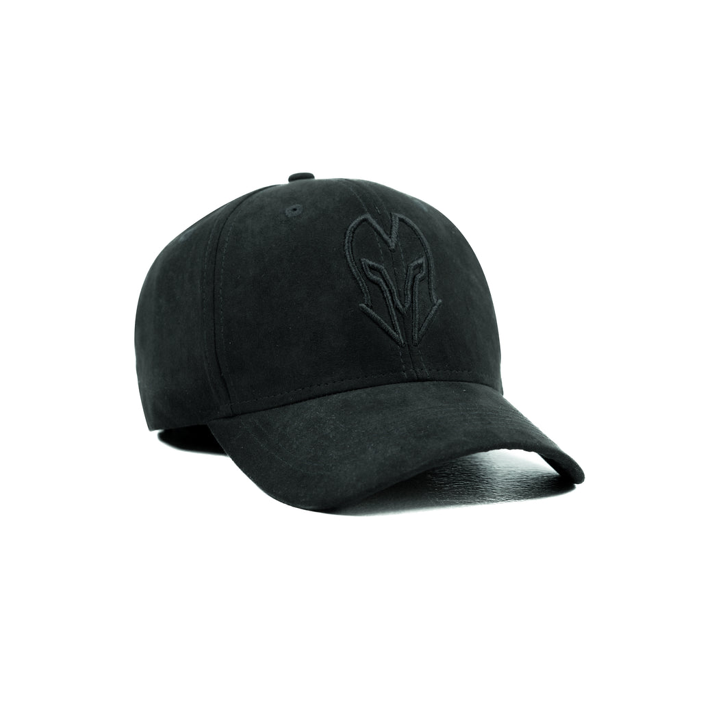 HEAD GEAR BLACK SUPER SUEDE CAP