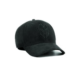 HEAD GEAR BLACK SUPER SUEDE CAP