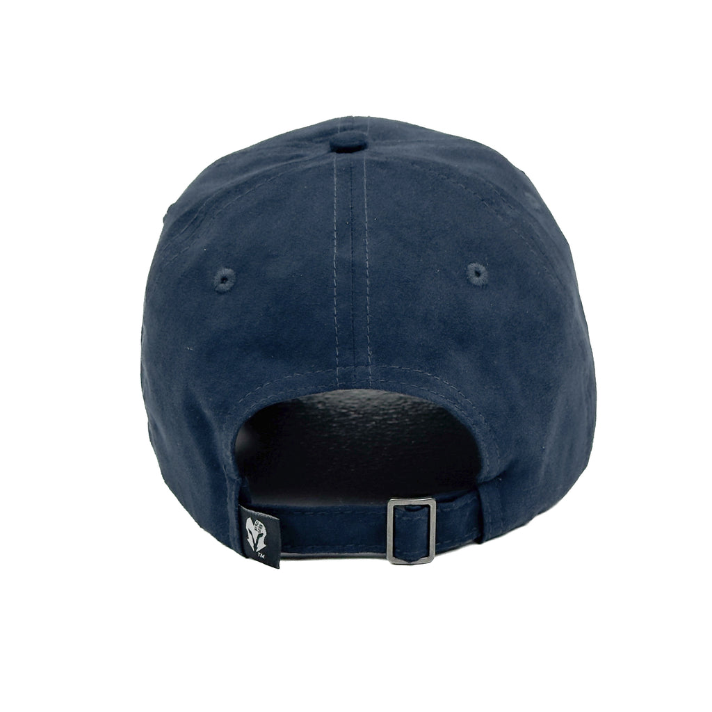 HEAD GEAR SOLID NAVY BLUE SUEDE CAP