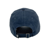 HEAD GEAR SOLID NAVY BLUE SUEDE CAP