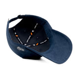 HEAD GEAR SOLID NAVY BLUE SUEDE CAP