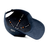 HEAD GEAR SOLID NAVY BLUE SUEDE CAP