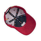 HEAD GEAR RED WINE SUPER SUEDE CAP