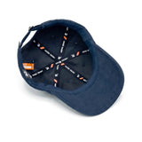 HEAD GEAR SOLID NAVY BLUE SUEDE CAP