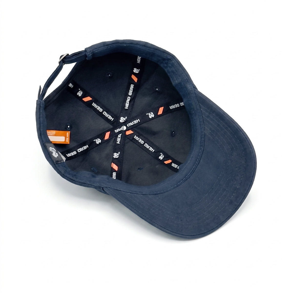 HEAD GEAR SOLID NAVY BLUE SUEDE CAP
