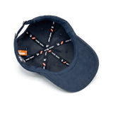 HEAD GEAR SOLID NAVY BLUE SUEDE CAP