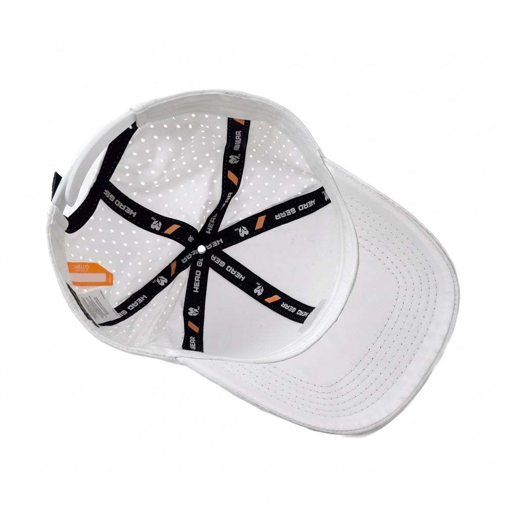 HEAD GEAR WHITE ACTI FLEX CAP