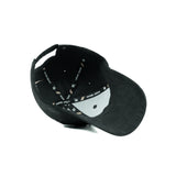 HEAD GEAR BLACK SUPER SUEDE CAP