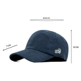 HEAD GEAR SOLID NAVY BLUE SUEDE CAP
