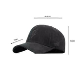 HEAD GEAR BLACK SUPER SUEDE CAP