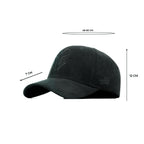 HEAD GEAR BLACK SUPER SUEDE CAP