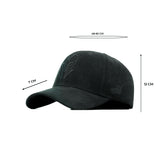 HEAD GEAR BLACK SUPER SUEDE CAP