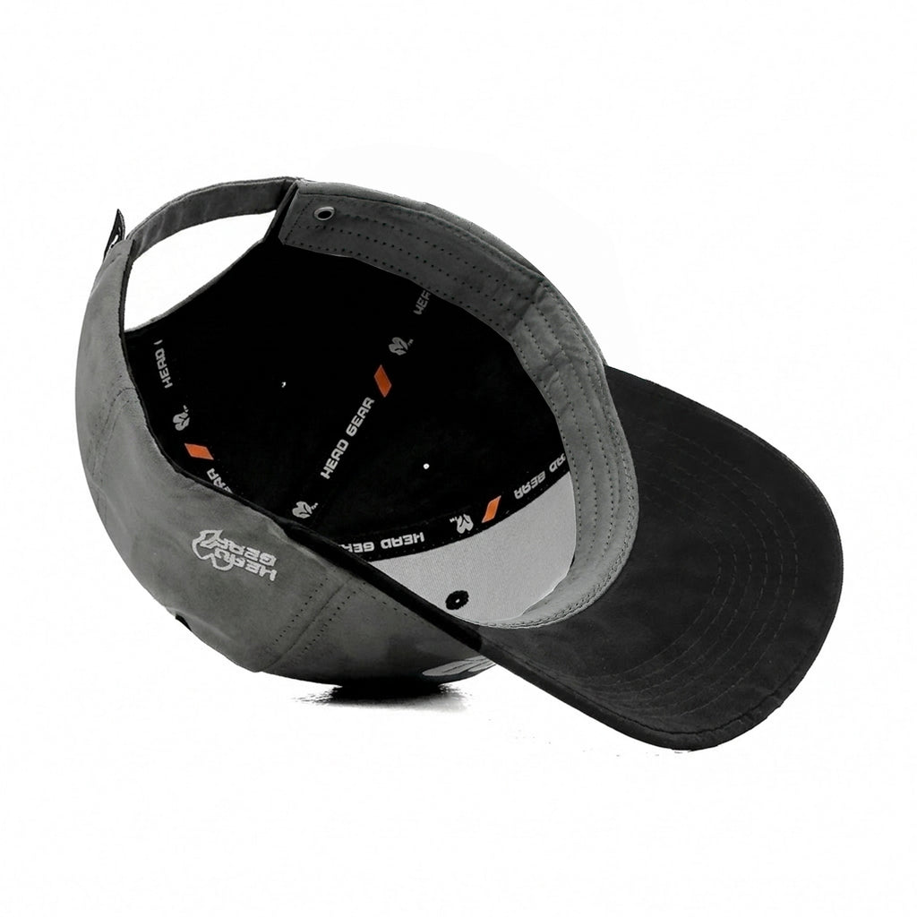 HEAD GEAR DOPE GREY AND BLACK CAP
