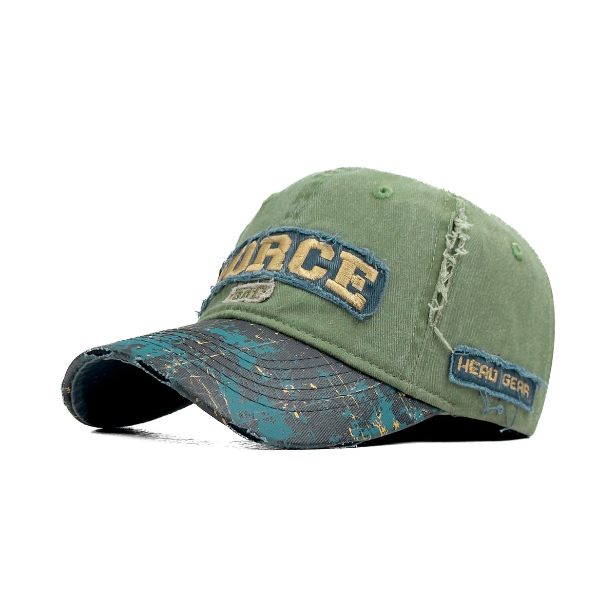 HEAD GEAR FORCE WASHED RIPPED CAP