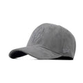 HEAD GEAR GREY SUPER SUEDE CURVED VISOR CAP