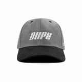 HEAD GEAR DOPE GREY AND BLACK CAP