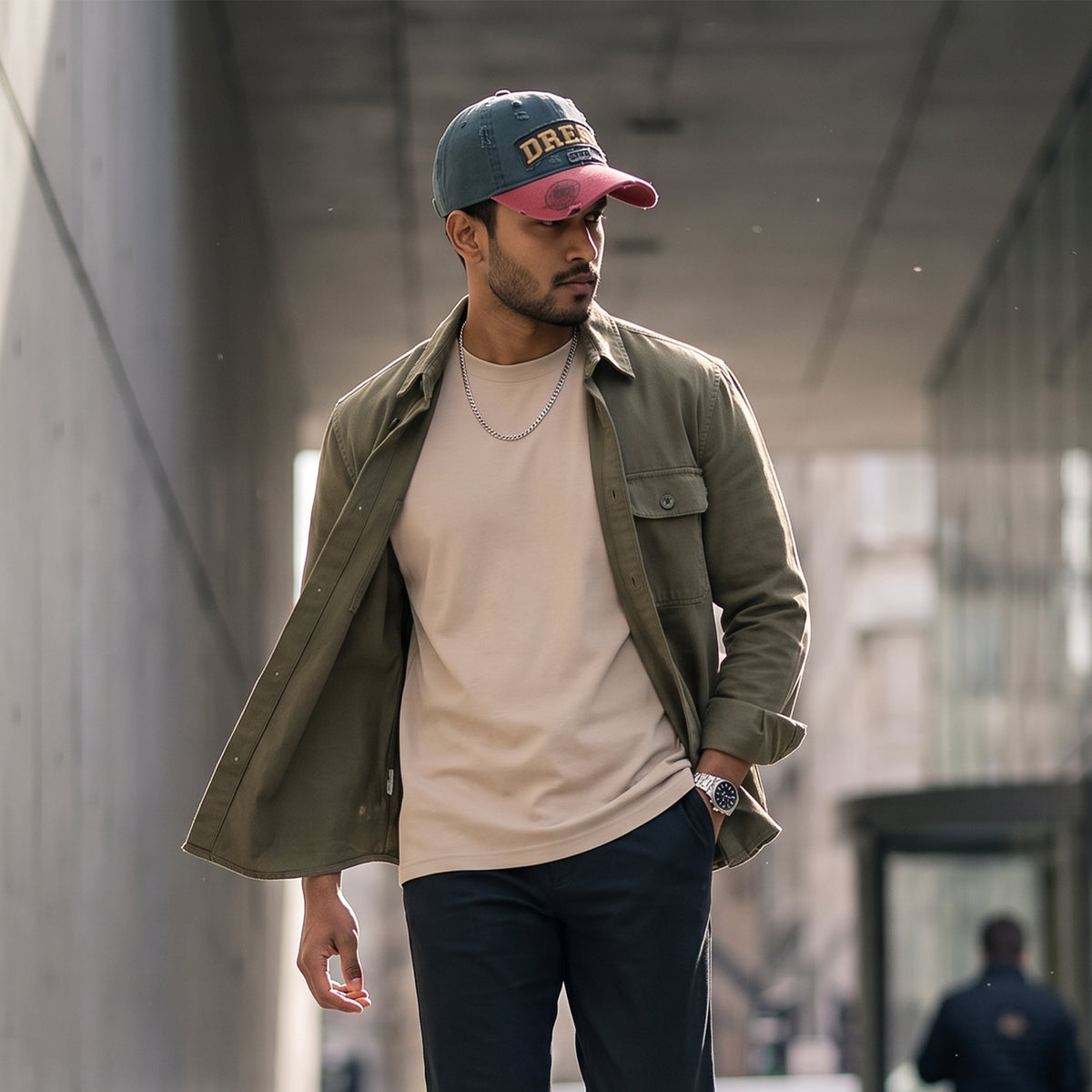 HEAD GEAR DREAD WASHED RIPPED CAP