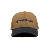 HEAD GEAR STUBBORN BROWN AND BLACK CAP