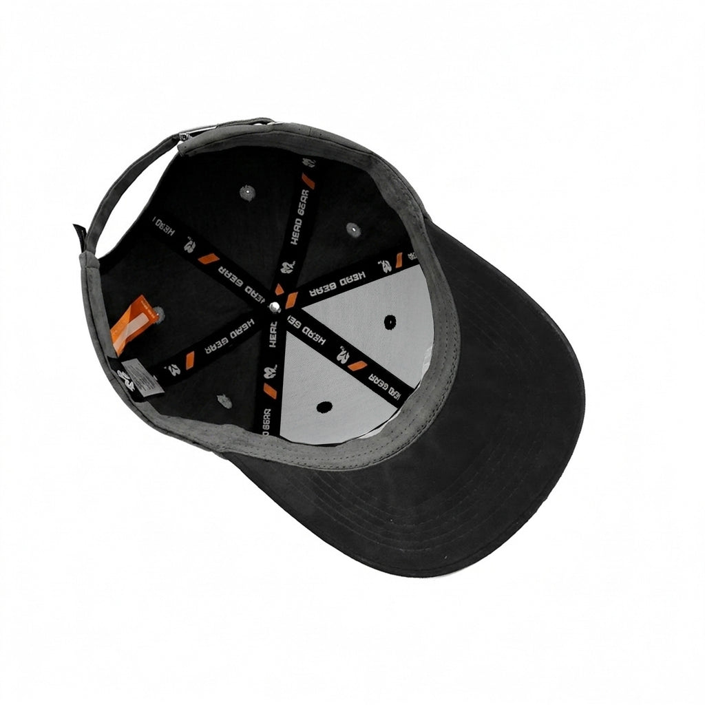 HEAD GEAR DOPE GREY AND BLACK CAP