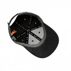 HEAD GEAR DOPE GREY AND BLACK CAP