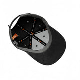 HEAD GEAR DOPE GREY AND BLACK CAP