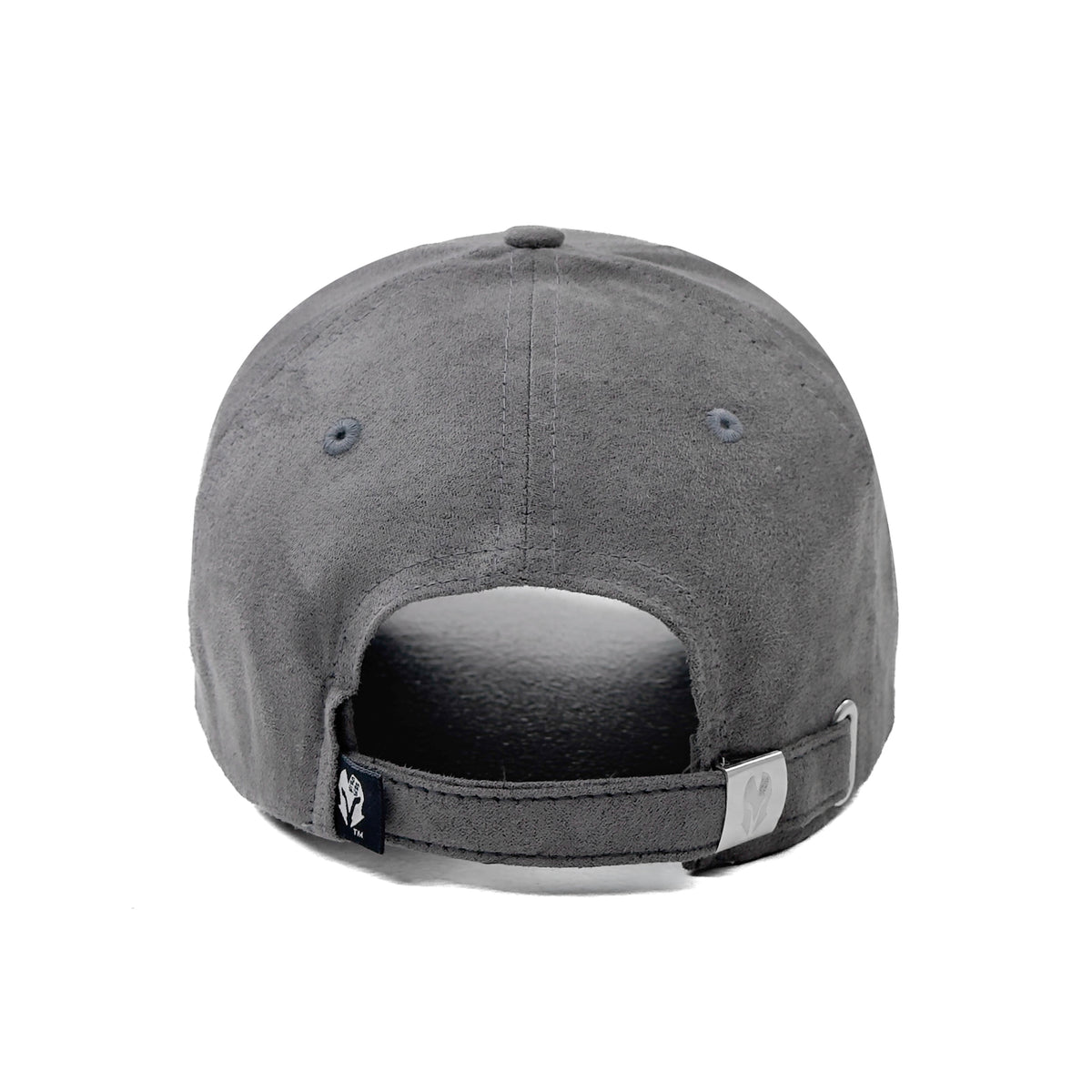 HEAD GEAR GREY SUPER SUEDE CURVED VISOR CAP