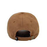 HEAD GEAR BROWN SUPER SUEDE CURVED VISOR CAP