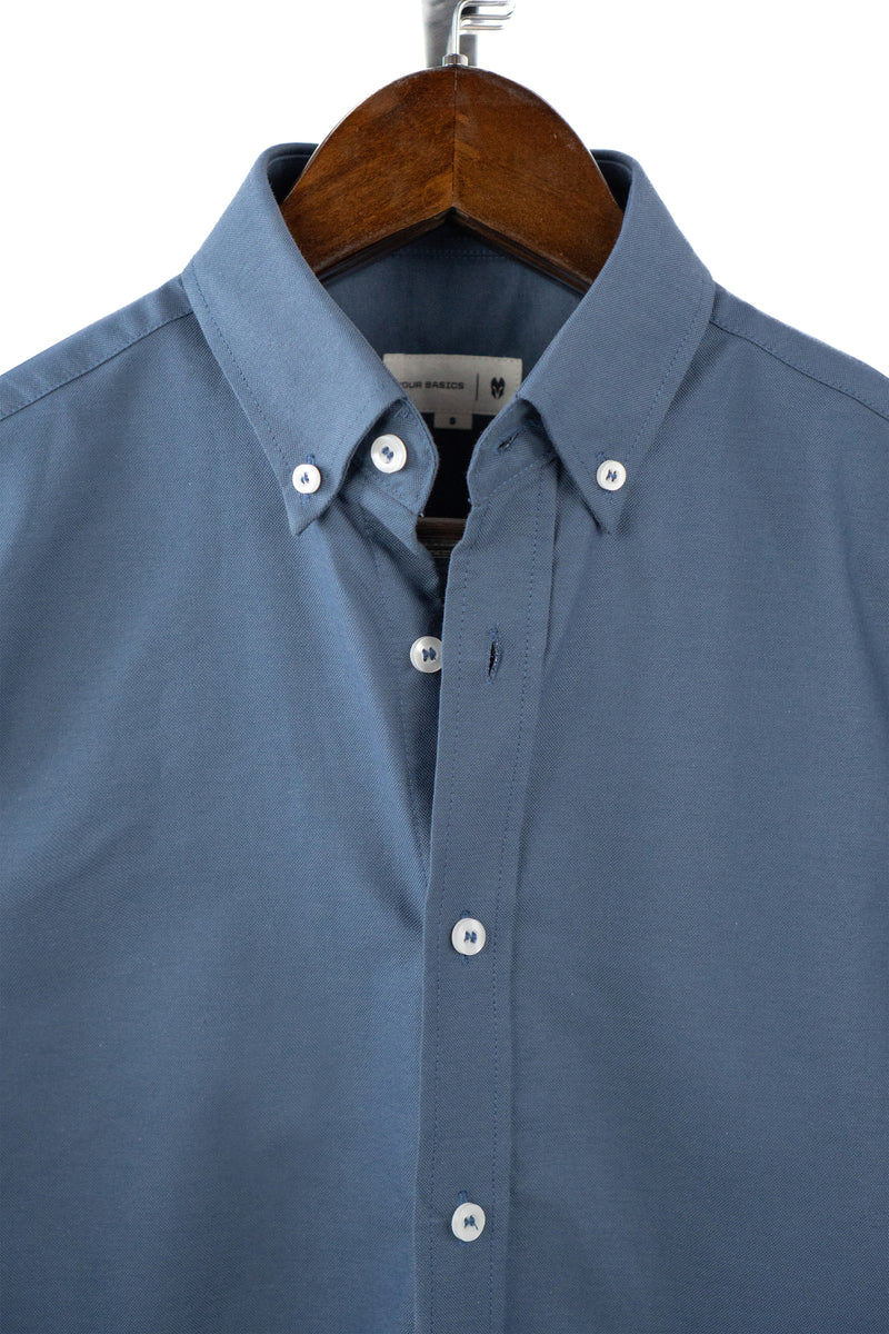 FOUNDER'S SOLID SHIRT - DARK SKY BLUE