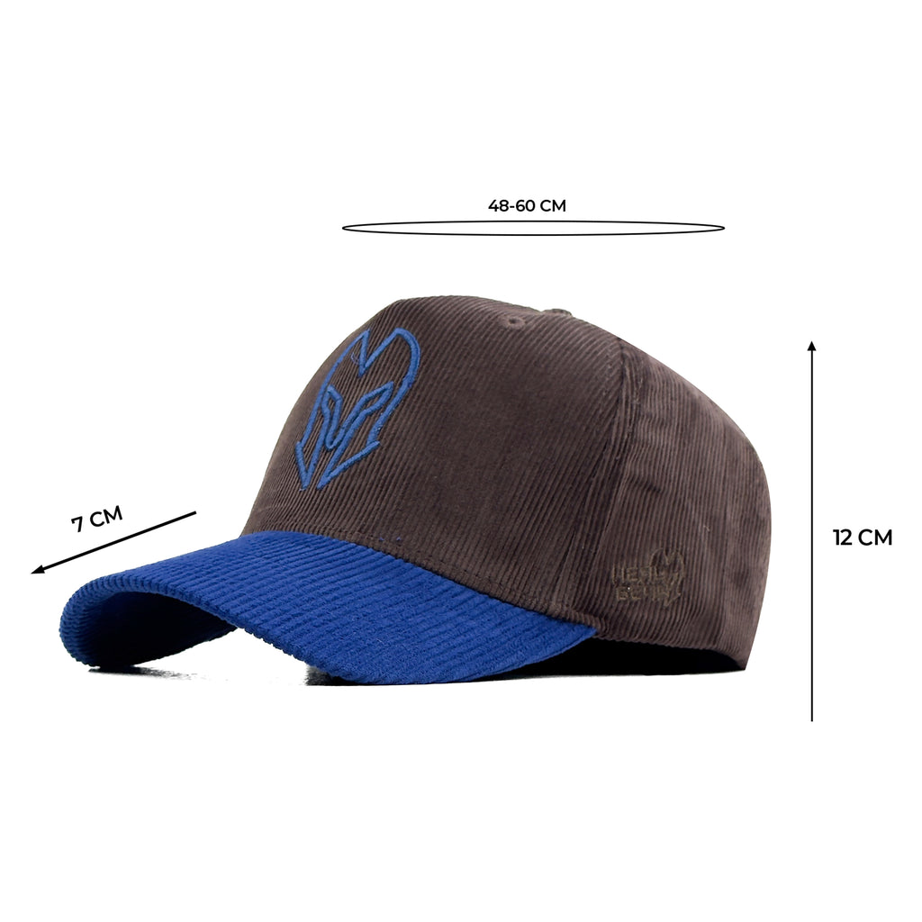 HEAD GEAR LOGO CHOCOLATE CORD CAP