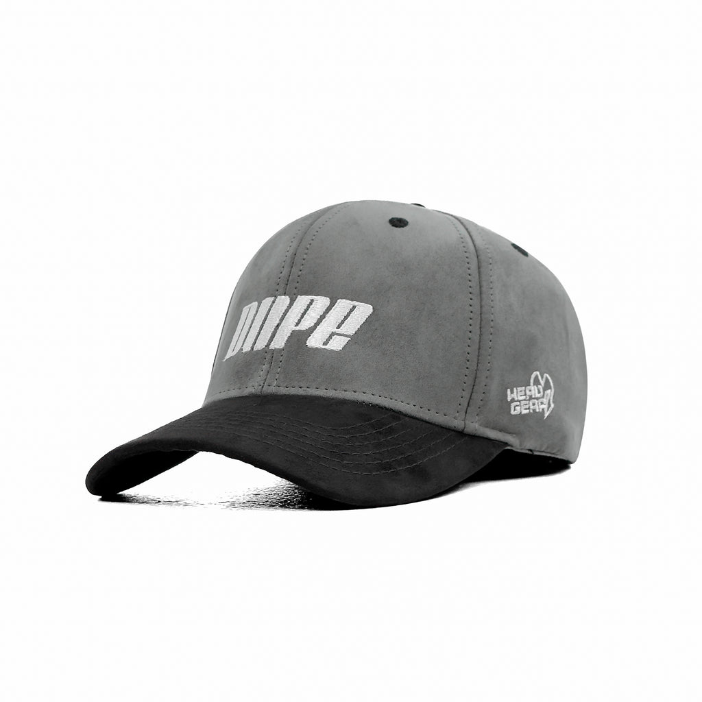 HEAD GEAR DOPE GREY AND BLACK CAP