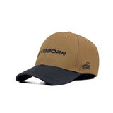 HEAD GEAR STUBBORN BROWN AND BLACK CAP