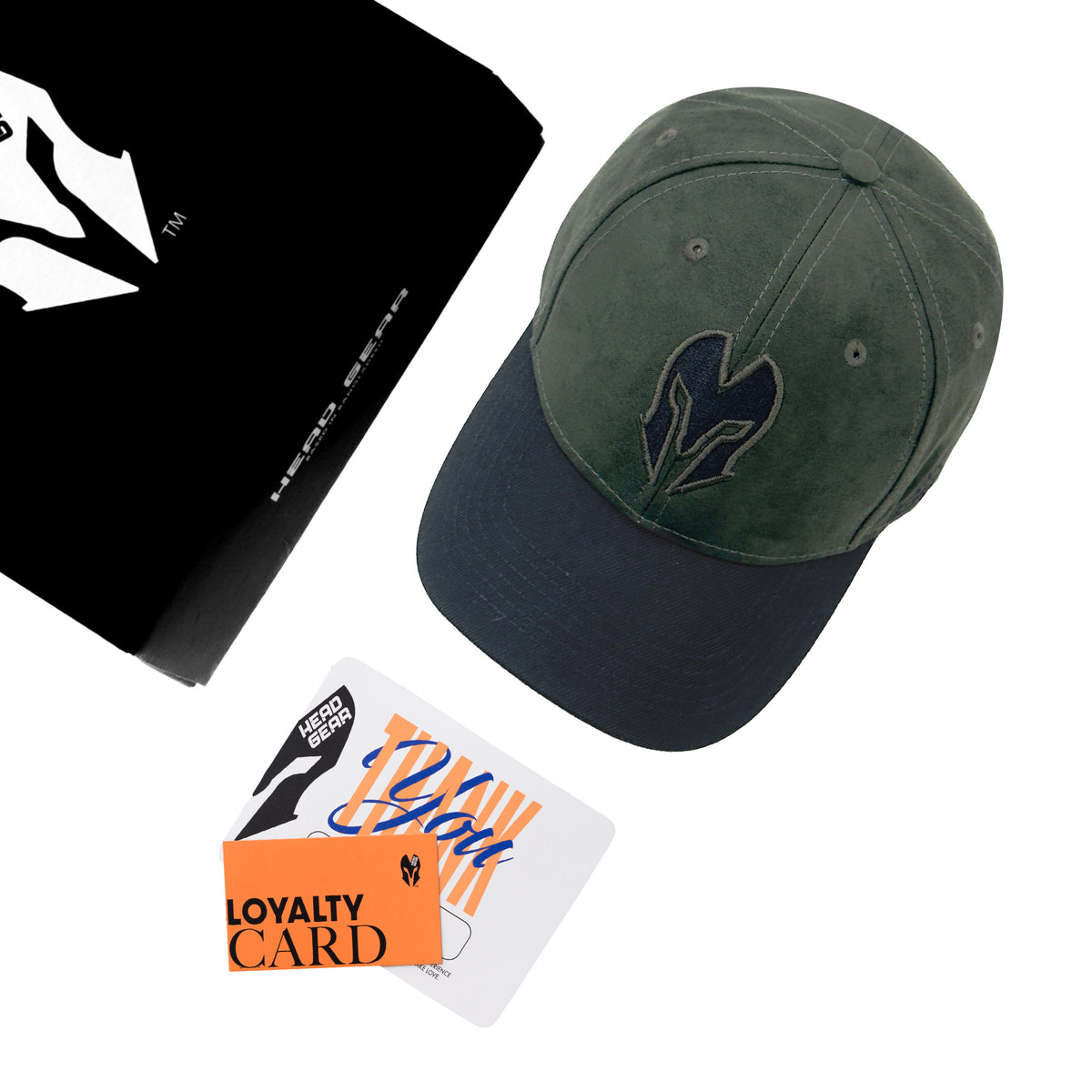 HEAD GEAR GREEN REDEFINED SUEDE CAP