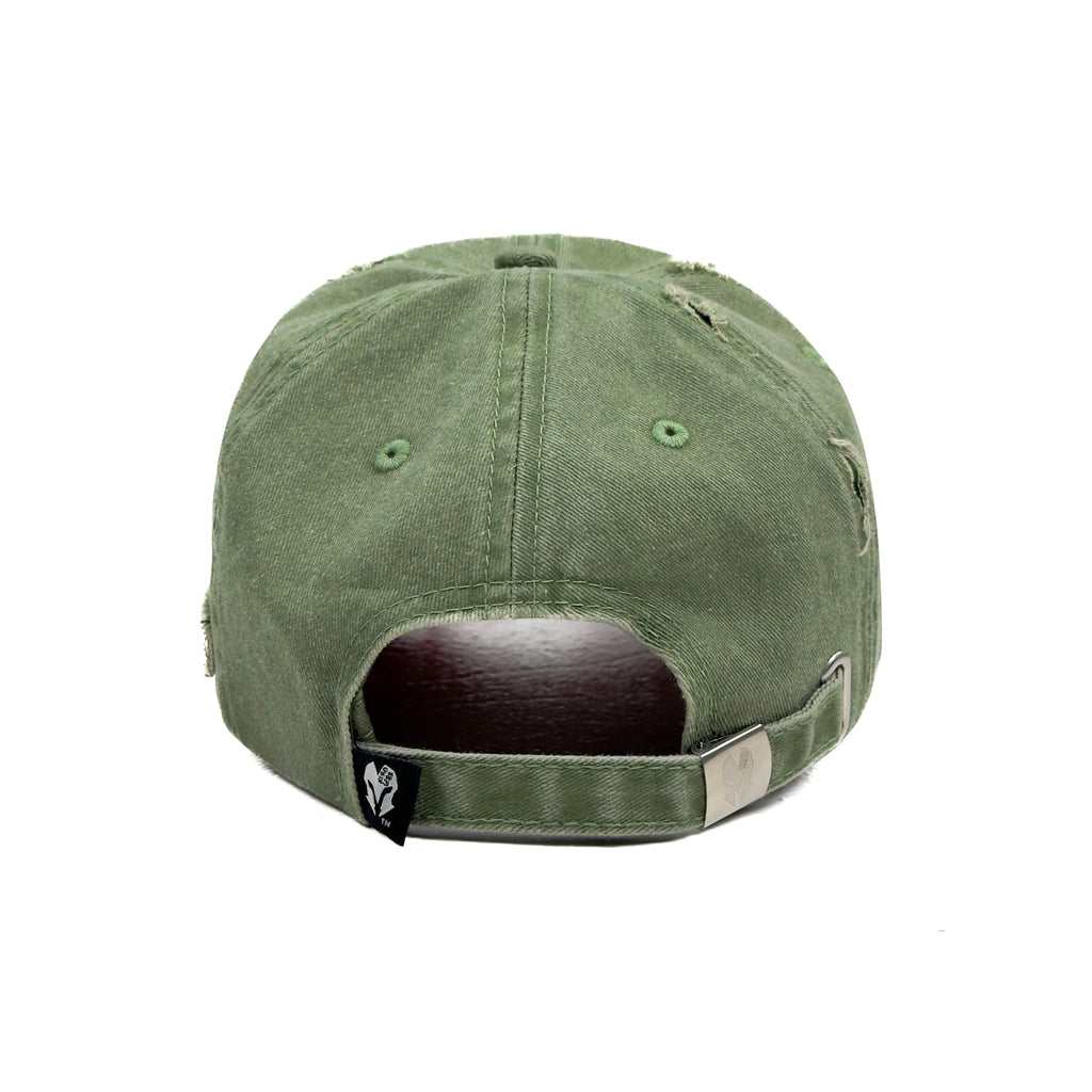 HEAD GEAR BLESSED WASHED RIPPED CAP