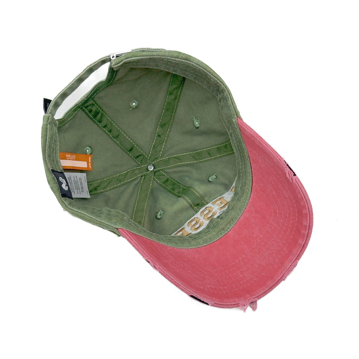 HEAD GEAR BLESSED WASHED RIPPED CAP