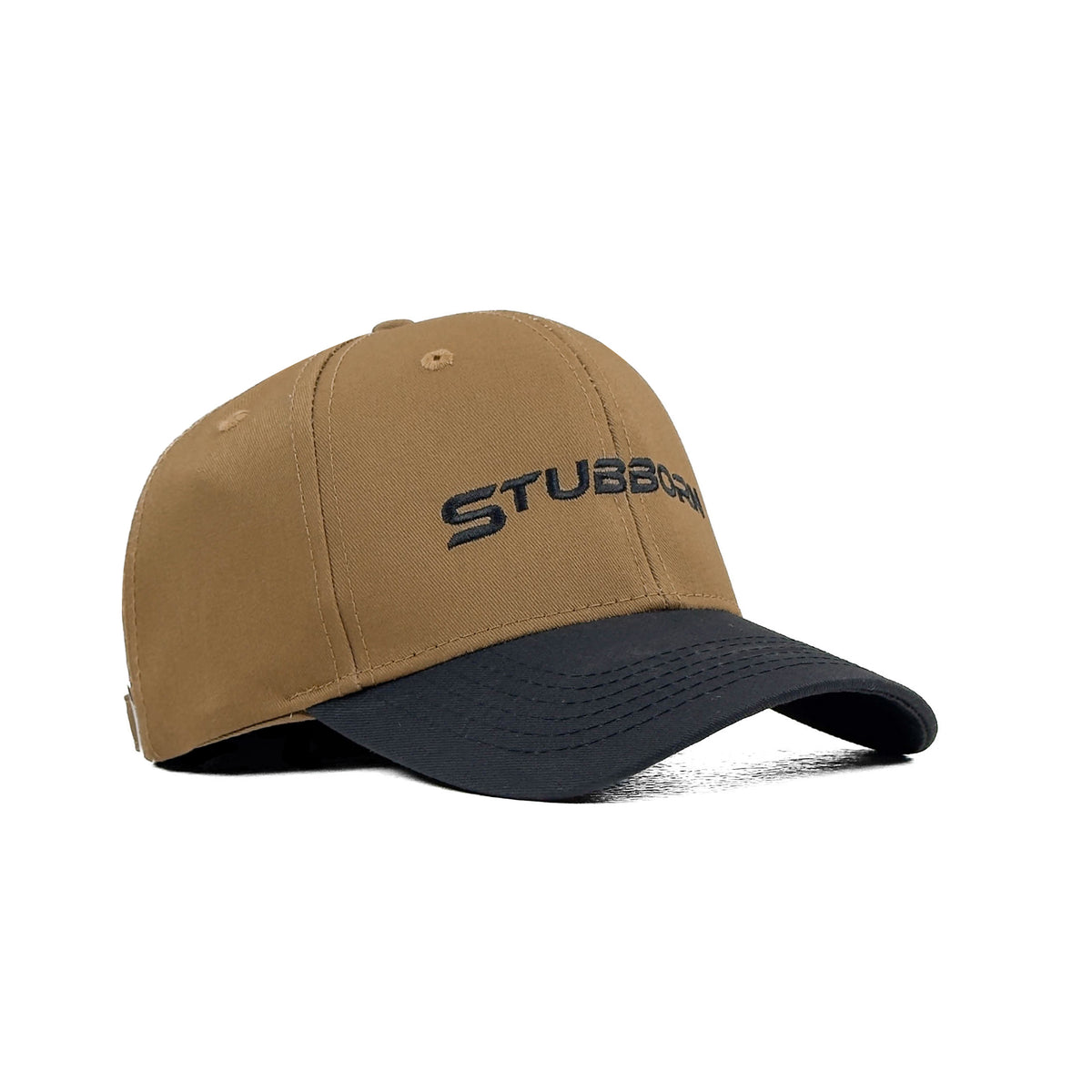 HEAD GEAR STUBBORN BROWN AND BLACK CAP