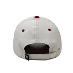 HEAD GEAR BELIEVE CLUB CAP - OFF-WHITE & BURGUNDY